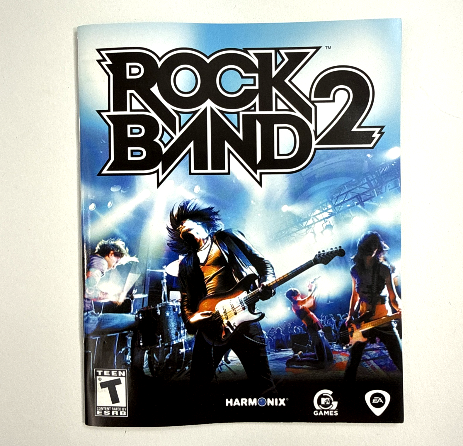 Rock Band 2 (Sony PlayStation 3, 2008) Game Case Manual - Tested and Working