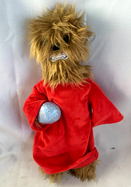 Disney Parks Star Wars Galaxy Edge Holiday Special Chewbacca Red Robe 12" Plush