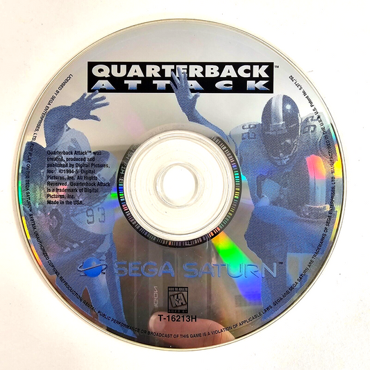 Quarterback Attack With Mike Ditka (Sega Saturn, 1995) Game Disc