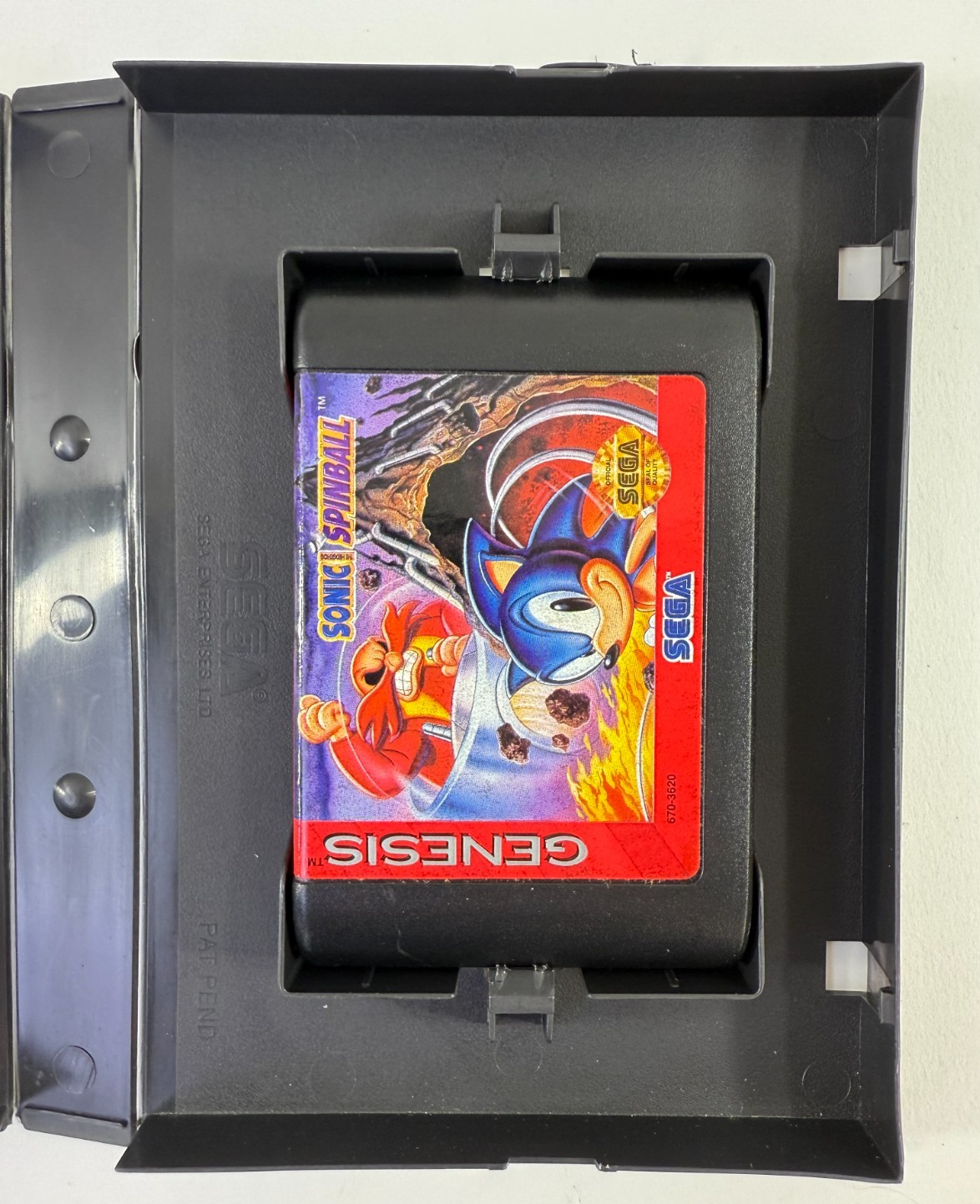 Sonic Spinball (Sega Genesis, 1993) Game and Case - Tested and Working