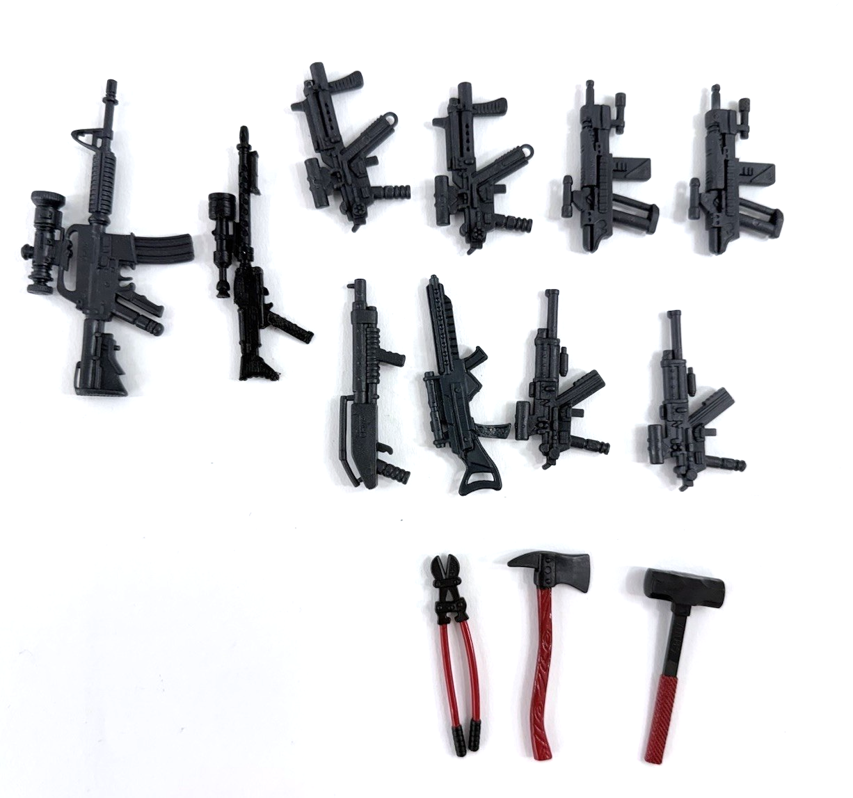 Chap Mei 3.75” Police Force/Soldier Force Action Figures With Accessories