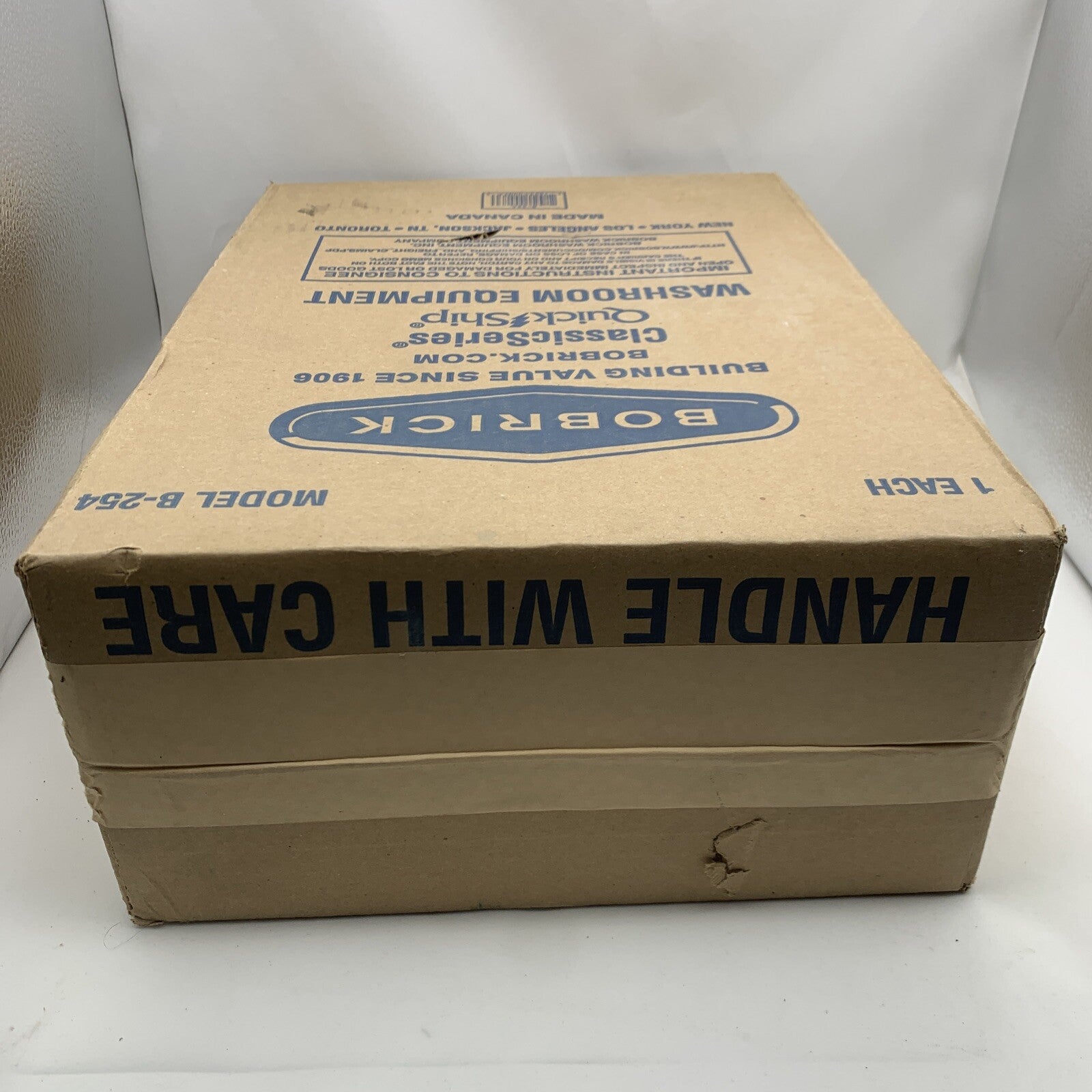 Bobrick B-254 Surface Mount Sanitary Napkin Disposal Receptacle