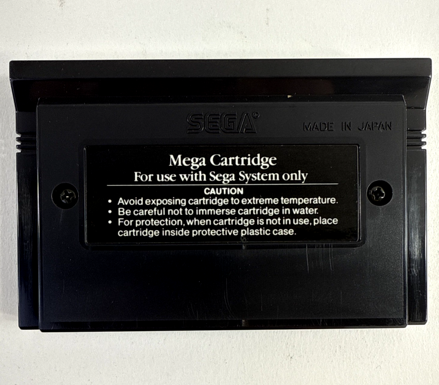 Space Harrier 3-D (Sega Master System, 1988) Game and Case - Tested and Working