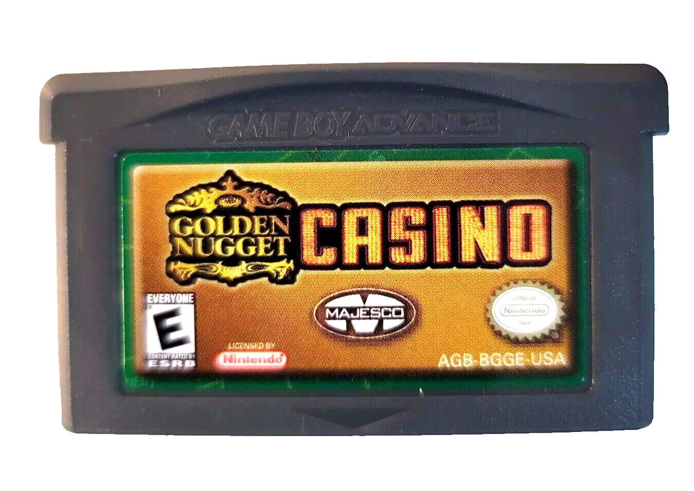 Golden Nugget Casino (Nintendo Game Boy Advance, 2004) Game Cartridge - Tested