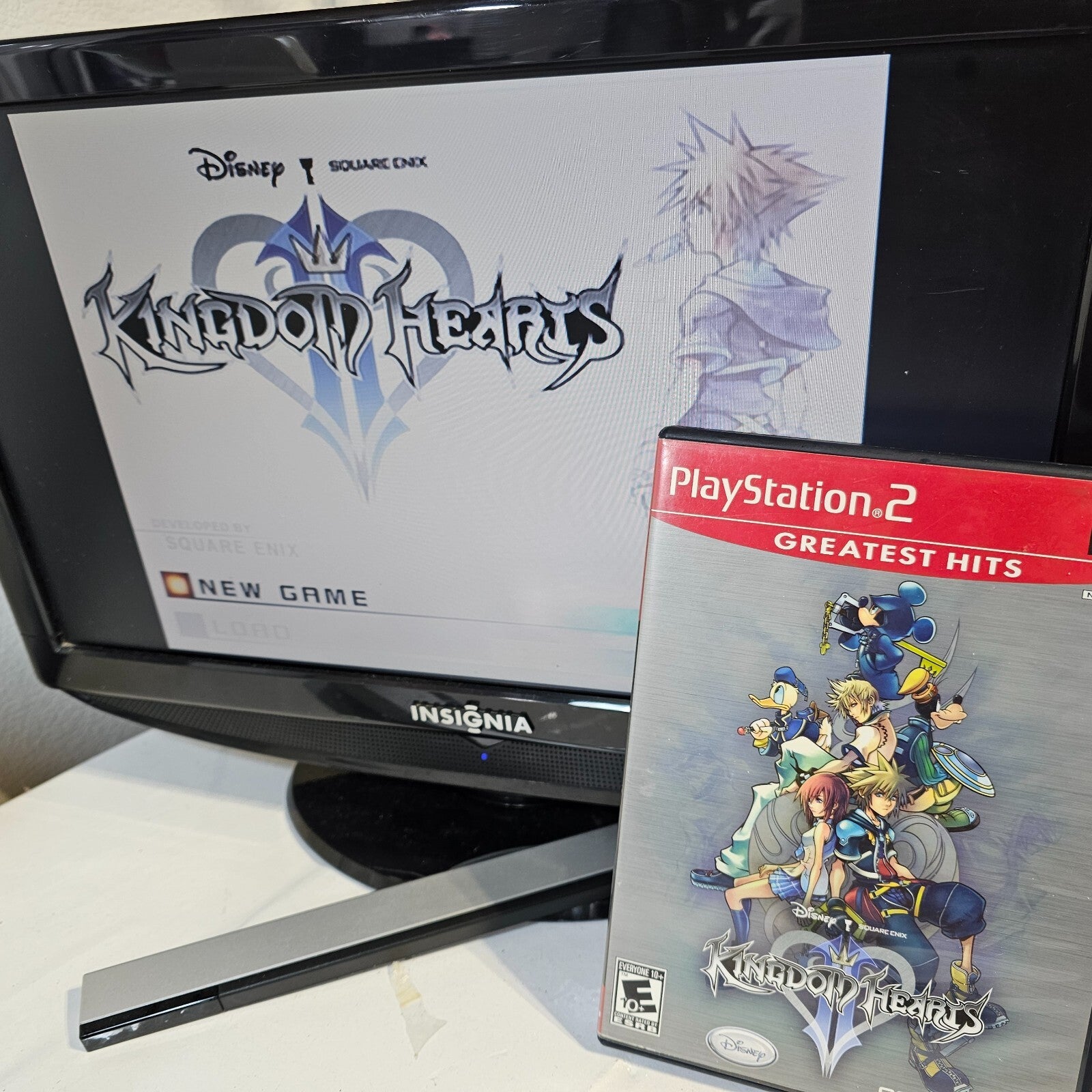 Kingdom Hearts II (PlayStation 2, 2006) Game and Case - Greatest Hits