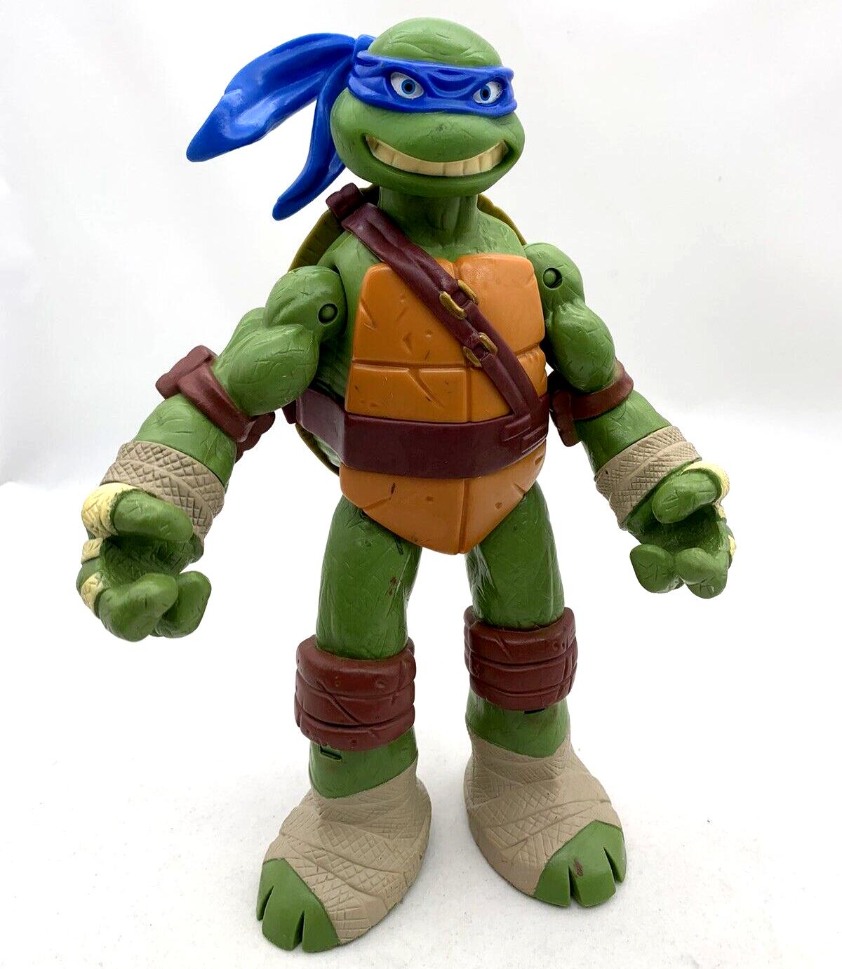 Viacom 2012 Playmates Teenage Mutant Ninja Turtles 10” Leonardo Action Figure