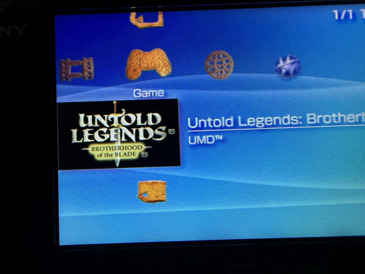Untold Legends: The Warrior's Code (Sony PSP, 2006) Game Case Manual - Tested