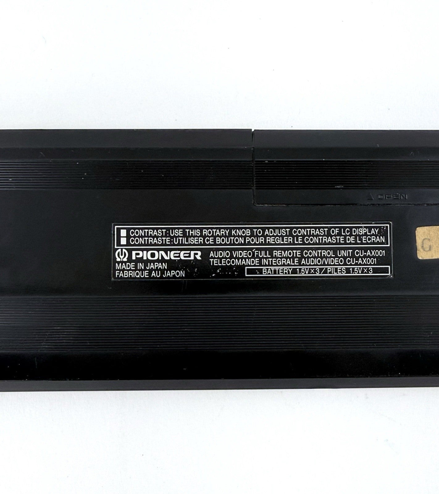 Pioneer CU-AX001 Audio Video Full Remote Control System Unit - Tested & Working