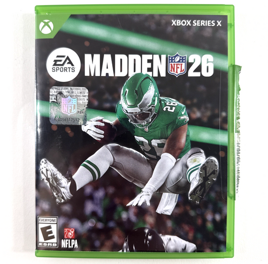 Madden NFL 26 (Microsoft Xbox Series X|S, 2025) Game Case Insert - Tested