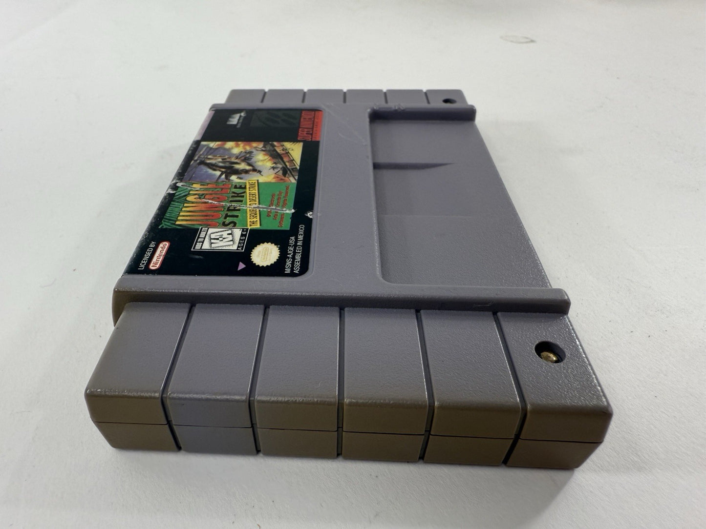 Jungle Strike: The Sequel To Desert Strike (Super Nintendo, 1995) Game Cartridge