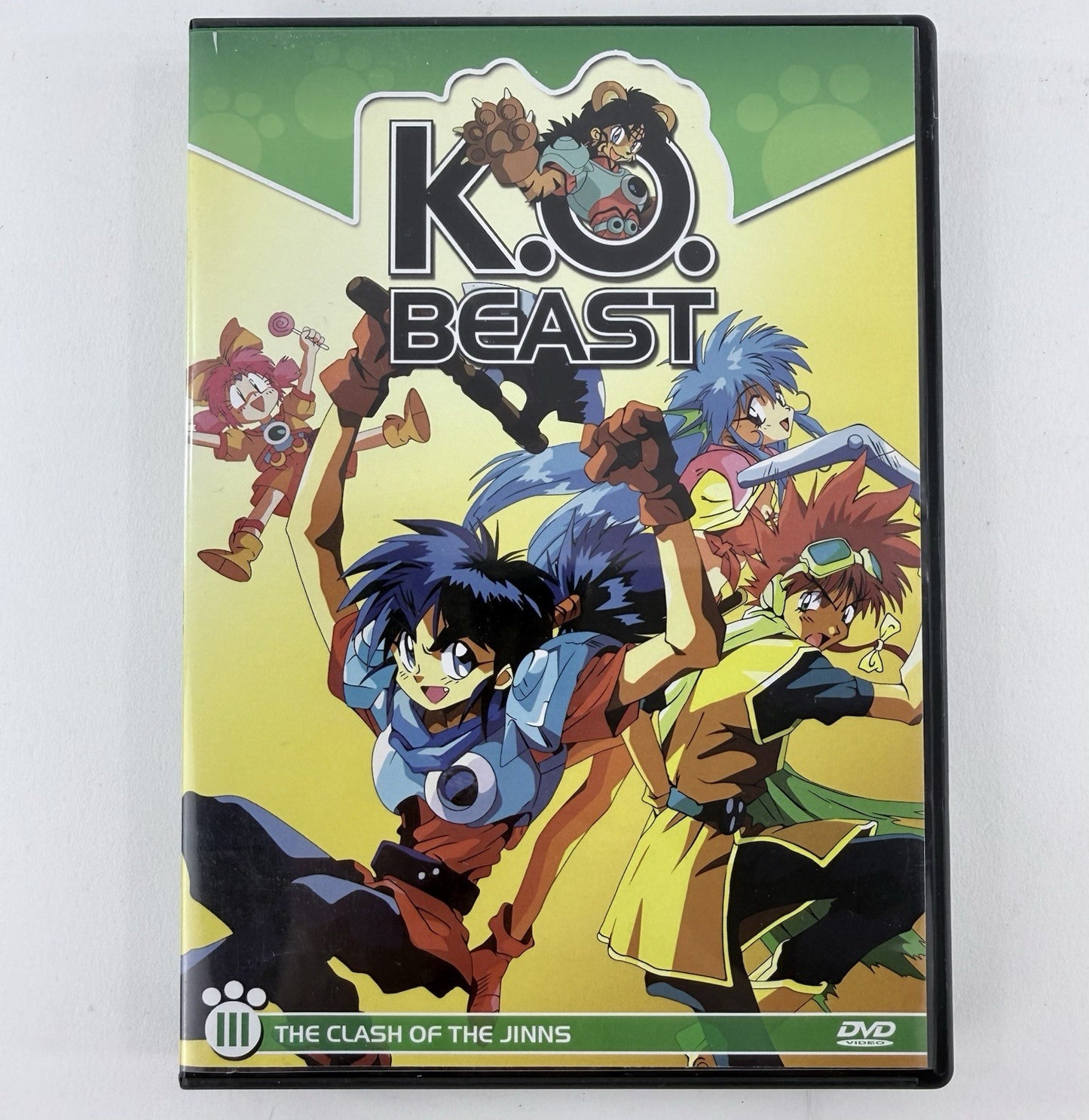 K.O. Beast Vol. 3: Clash of the Jinns (DVD, 2003) Tested and Working