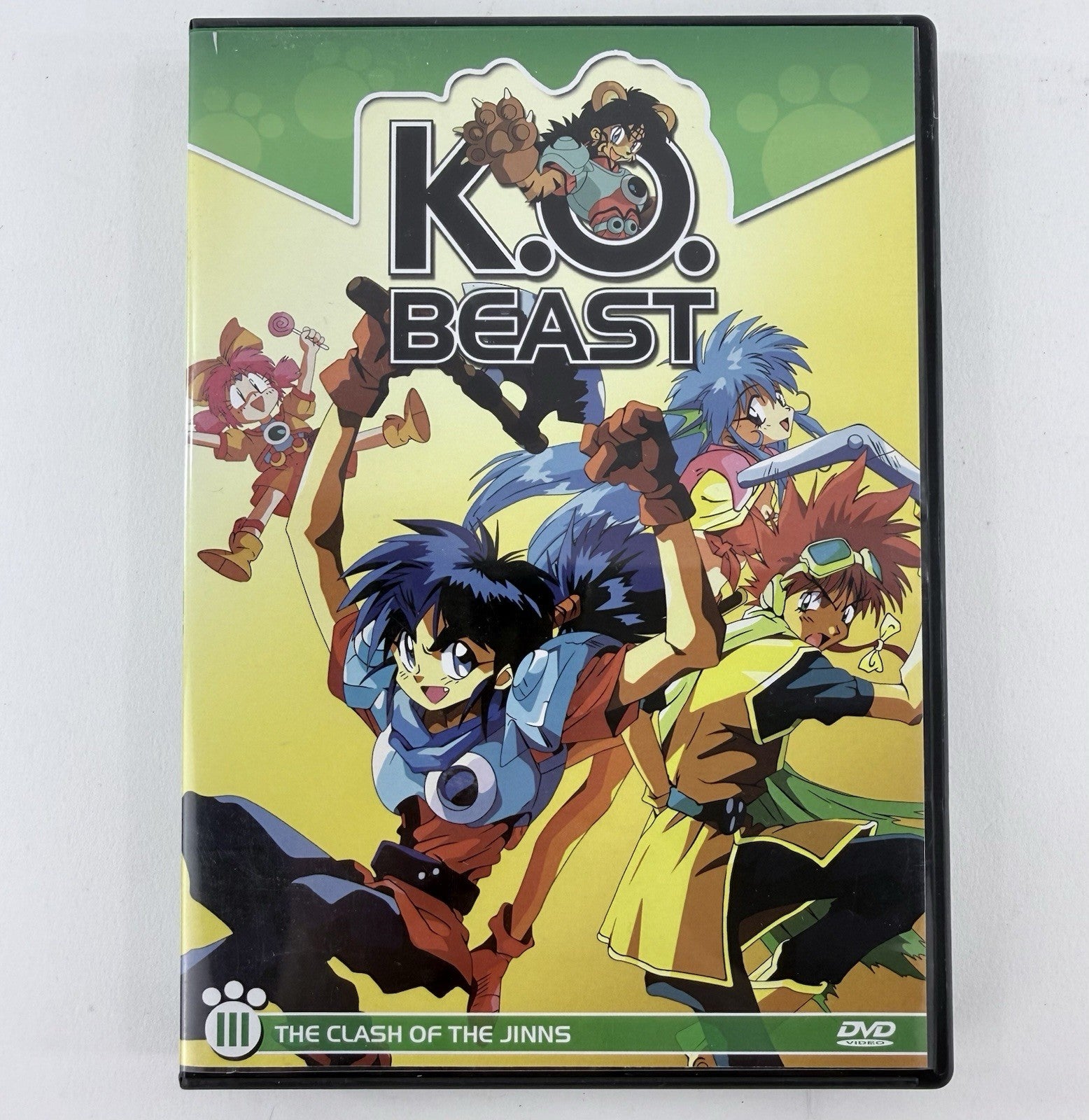 K.O. Beast Vol. 3: Clash of the Jinns (DVD, 2003) Tested and Working