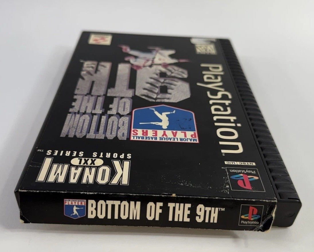 Bottom of the 9th [Long Box] (PlayStation 1, 1996) Game Case Manual - Tested