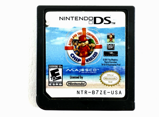 Alvin and the Chipmunks: Chipwrecked (Nintendo DS, 2011) Game Cartridge - Tested