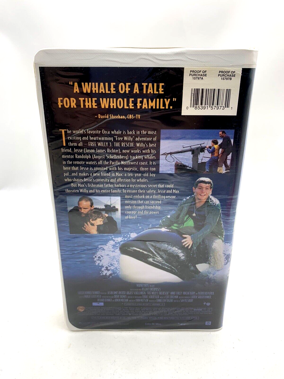 Free Willy (VHS Trilogy, Clamshell) Free Willy 2/ Free Willy 3