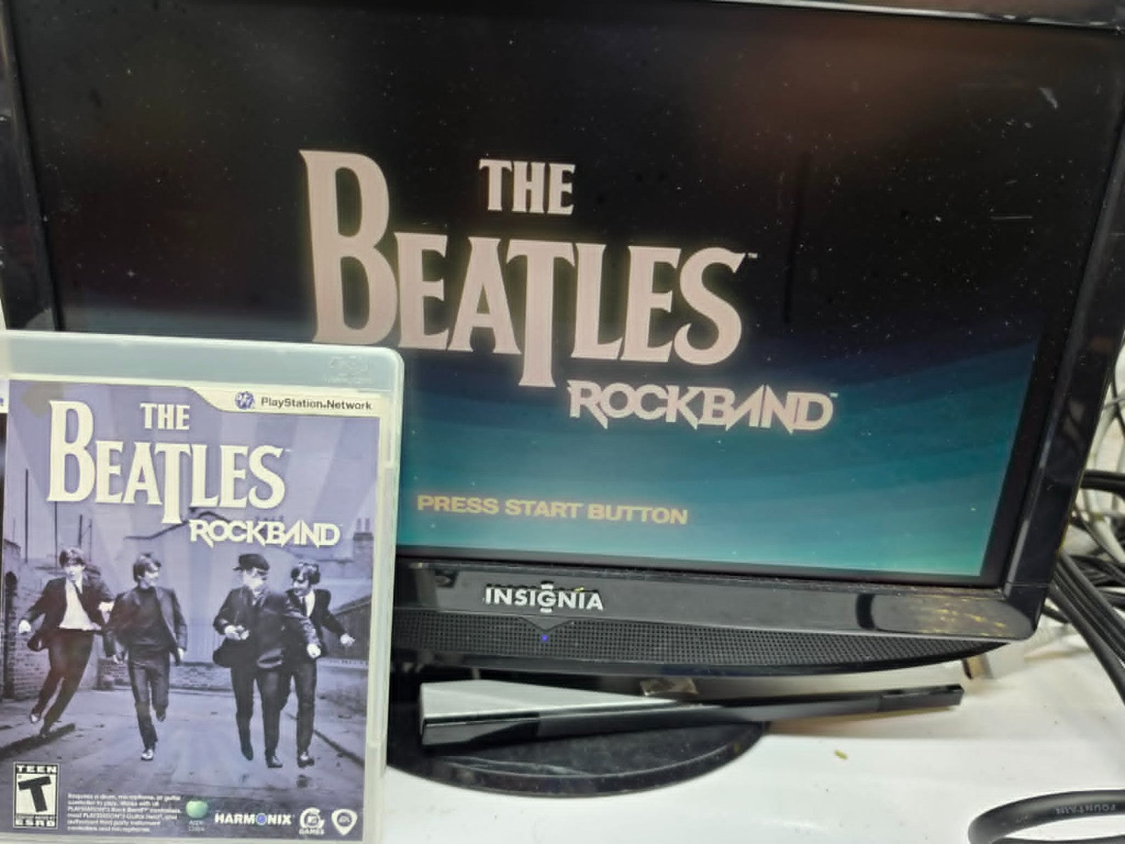 The Beatles: Rock Band (Sony PlayStation 3, 2009) Game, Case, Manual - Tested
