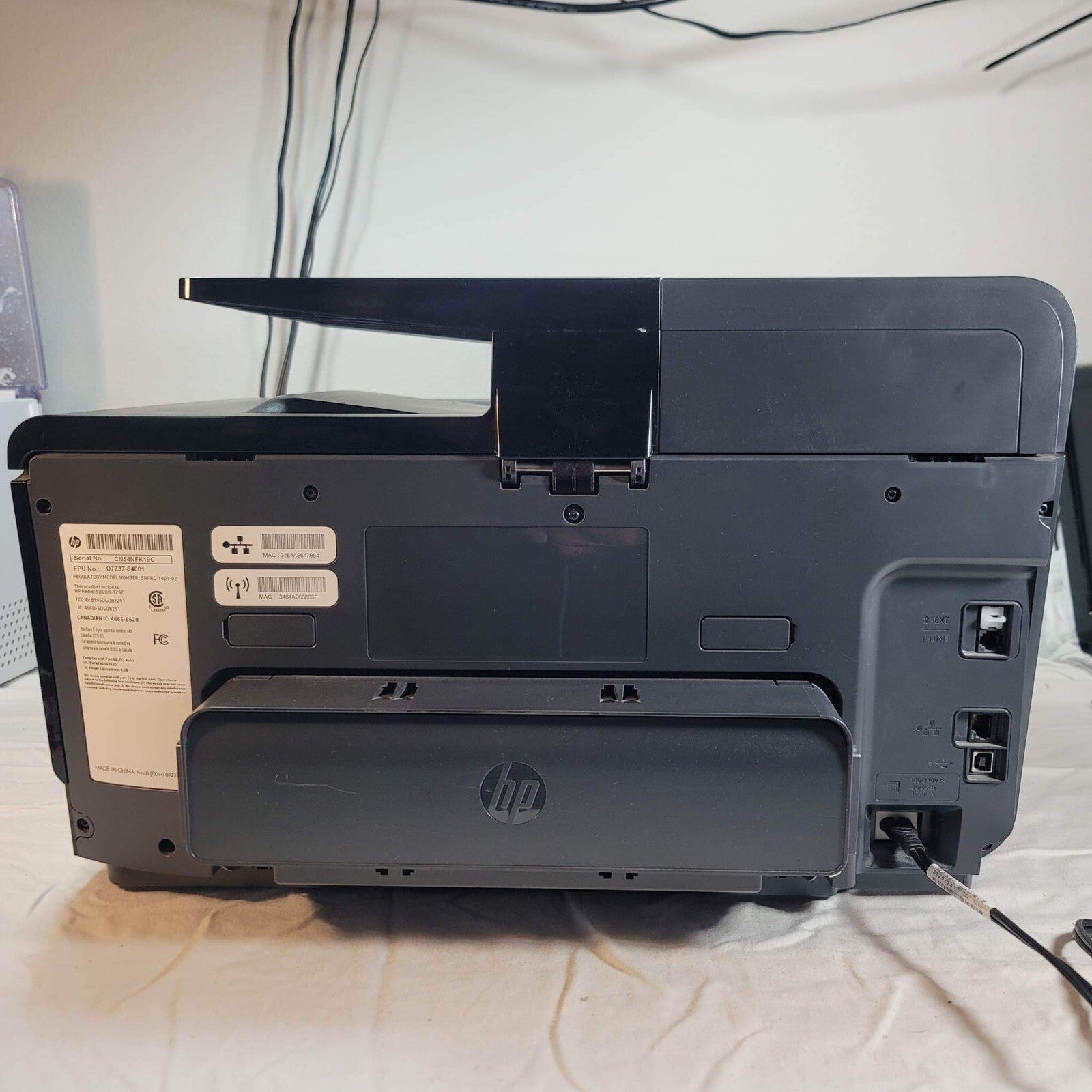 HP Officejet Pro 8625 e-All-in-One Printer - Tested and Working