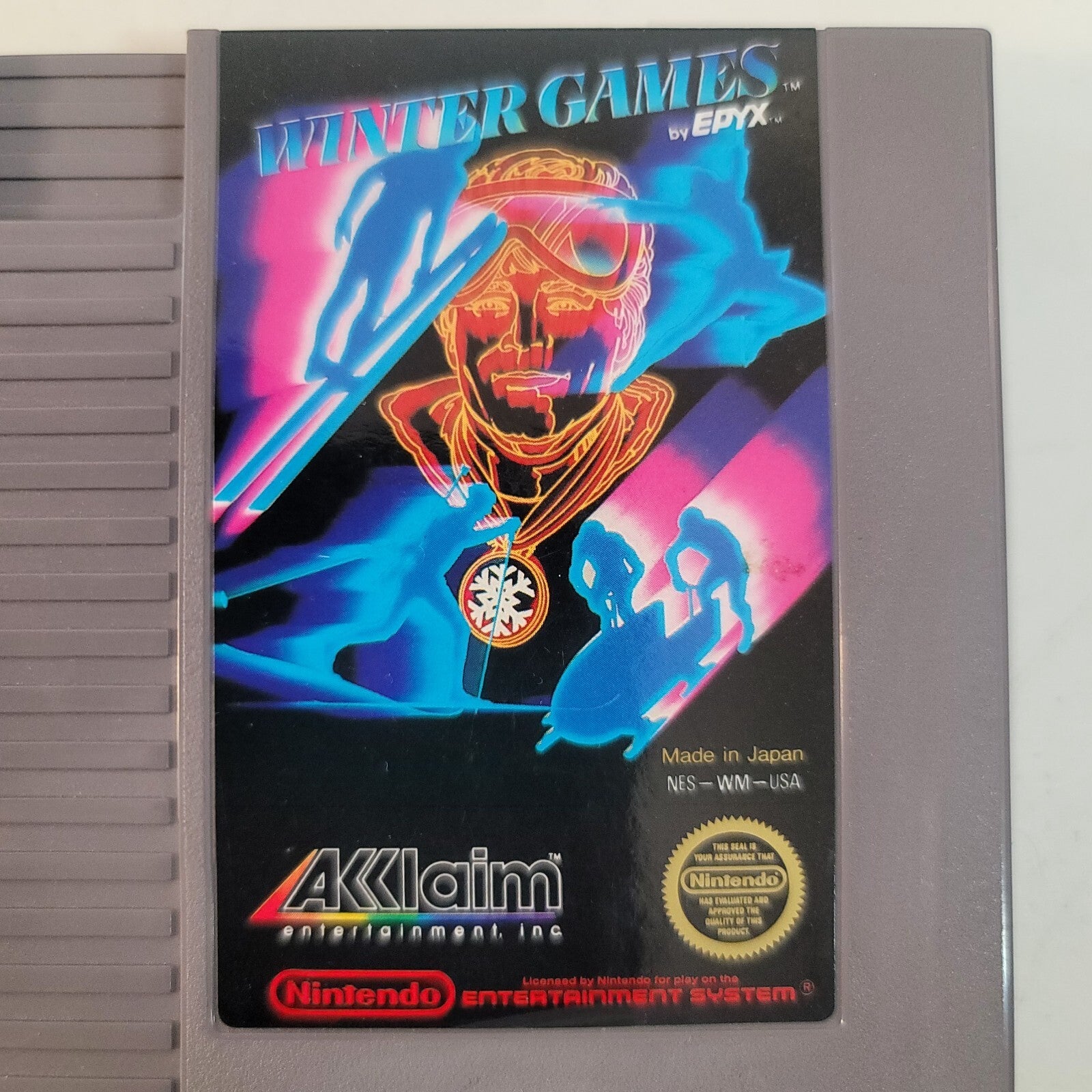 Winter Games By Epyx (Nintendo Entertainment System, 1987) Game Cartridge