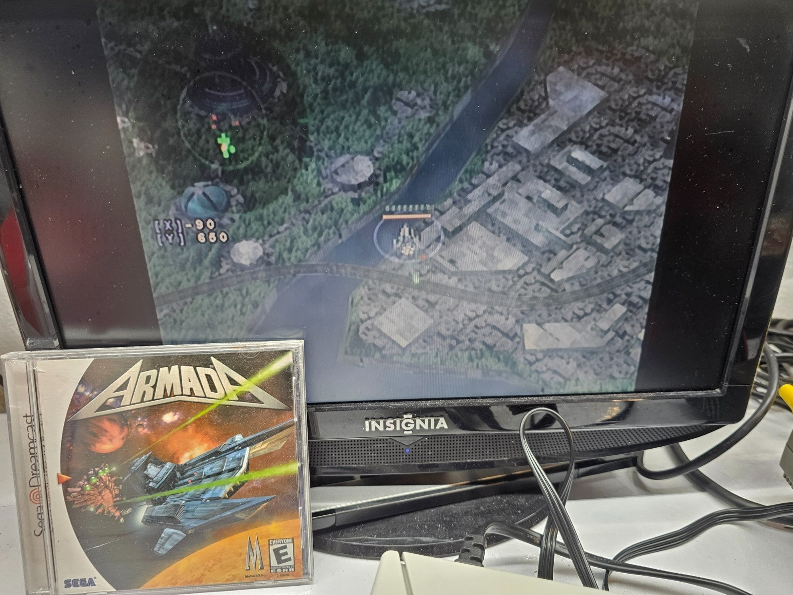 Armada (Sega Dreamcast, 1999) Game, Case, Manual - Tested and Working