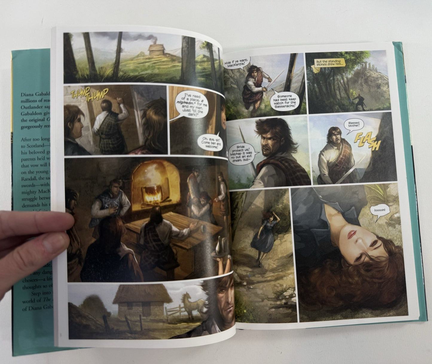 Outlander 8 Book Series, Graphic Novel, Outlandish Companion By Diana Galbadon