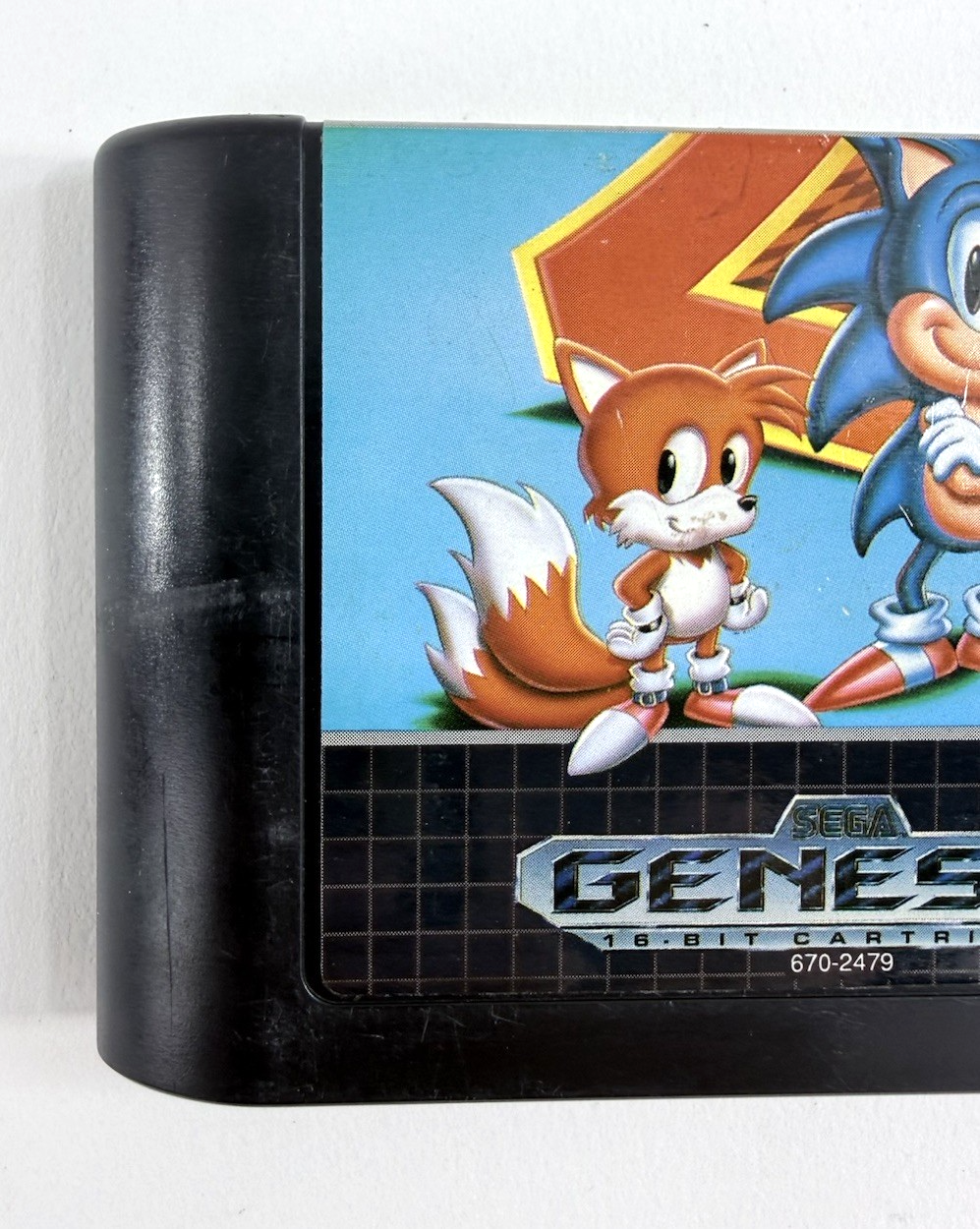 Sonic the Hedgehog 2 (SEGA Genesis, 1992) Game Cartridge - Tested and Working