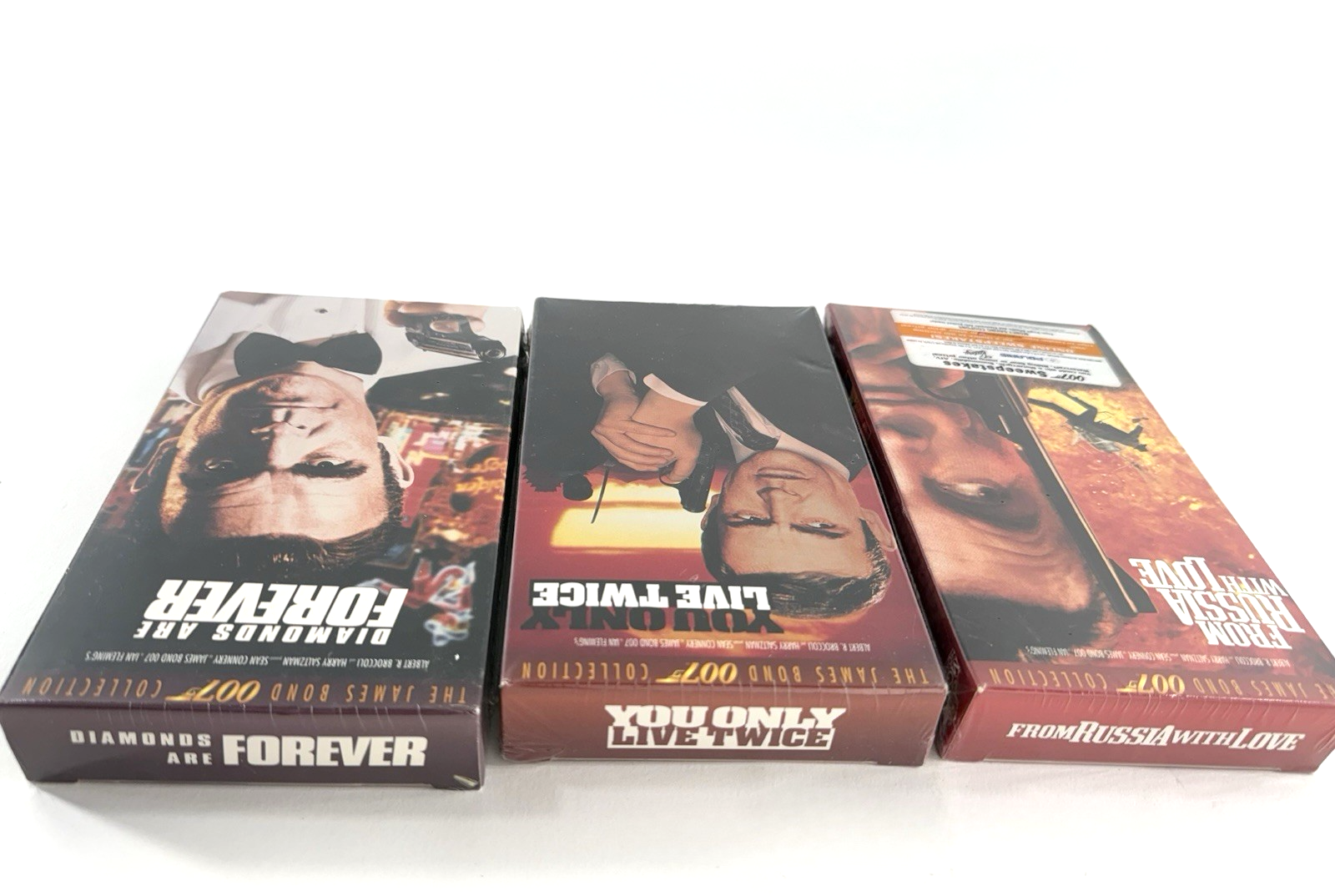 Diamonds Are Forever (VHS Bundle) You Only Live Twice, From Russia With Love