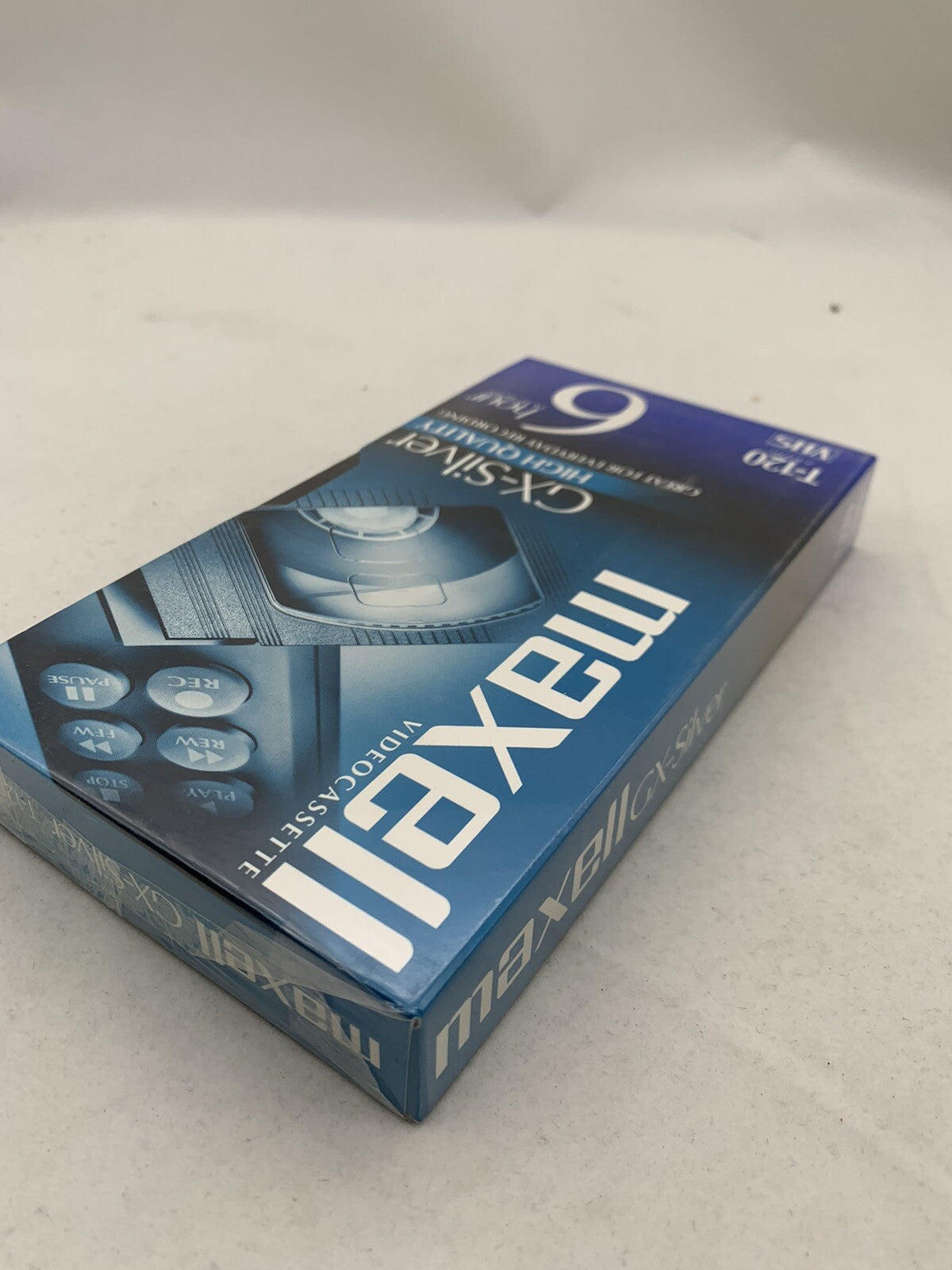Maxwell GX-Silver 6 Hour T-120 VHS Tape - New, Factory Sealed