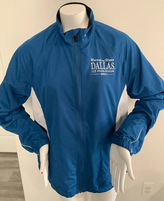 Brooks Rock 'n' Roll Dallas '12 Marathon Series Blue/White Jacket Adult S