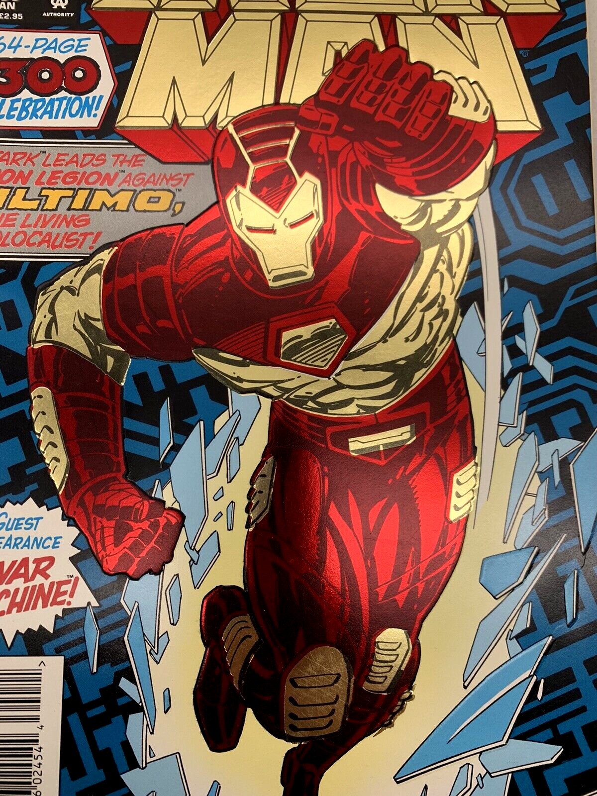 Marvel Comics 1994 Iron Man #300 Foil Cover 1st Appearance Modular Armor