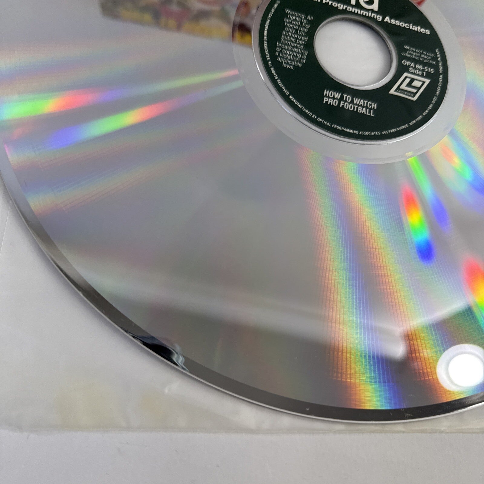 How to Watch Pro Football (Laserdisc, 1980) Tested and Working
