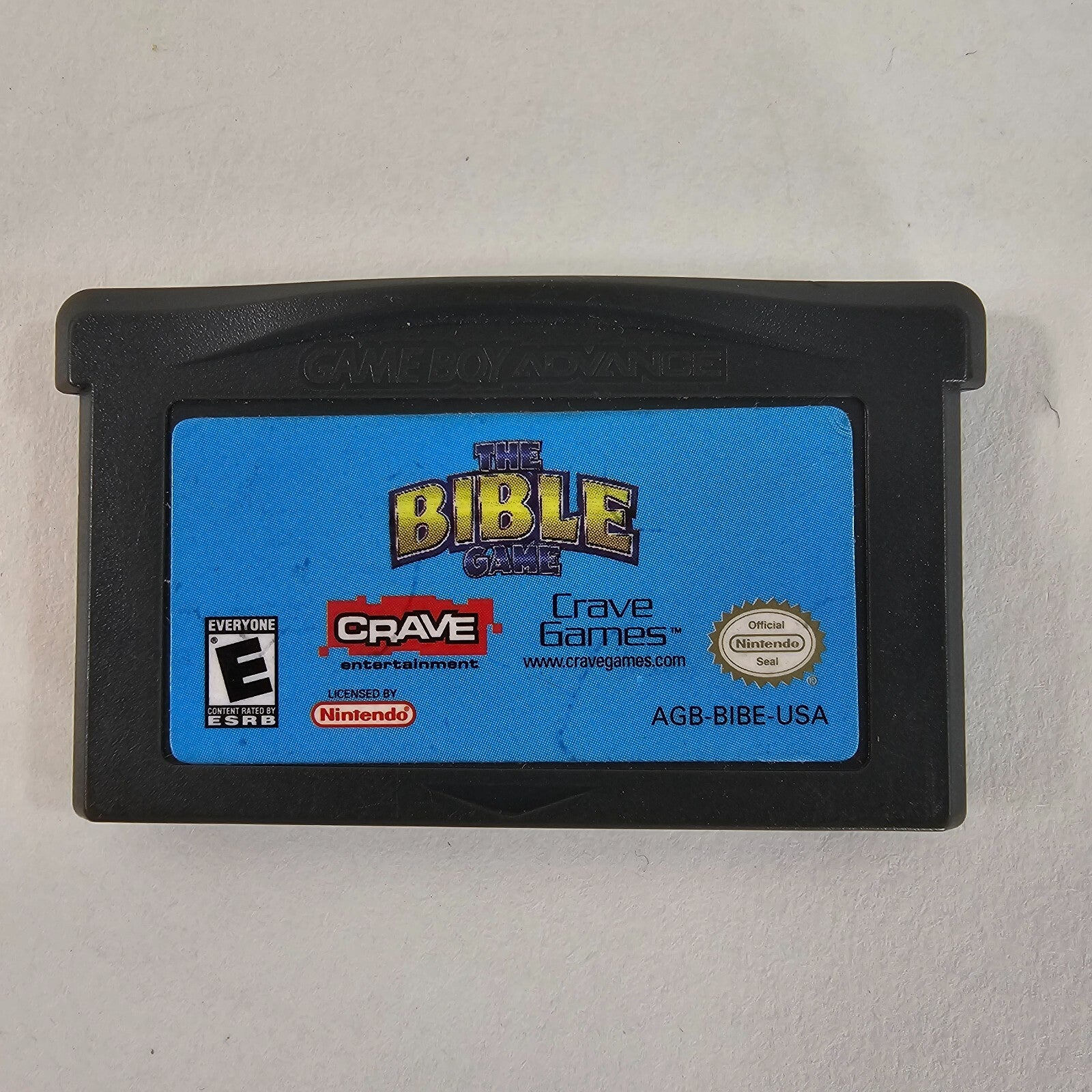 The Bible Game (Nintendo Gameboy Advance, 2005) Authentic Cartridge