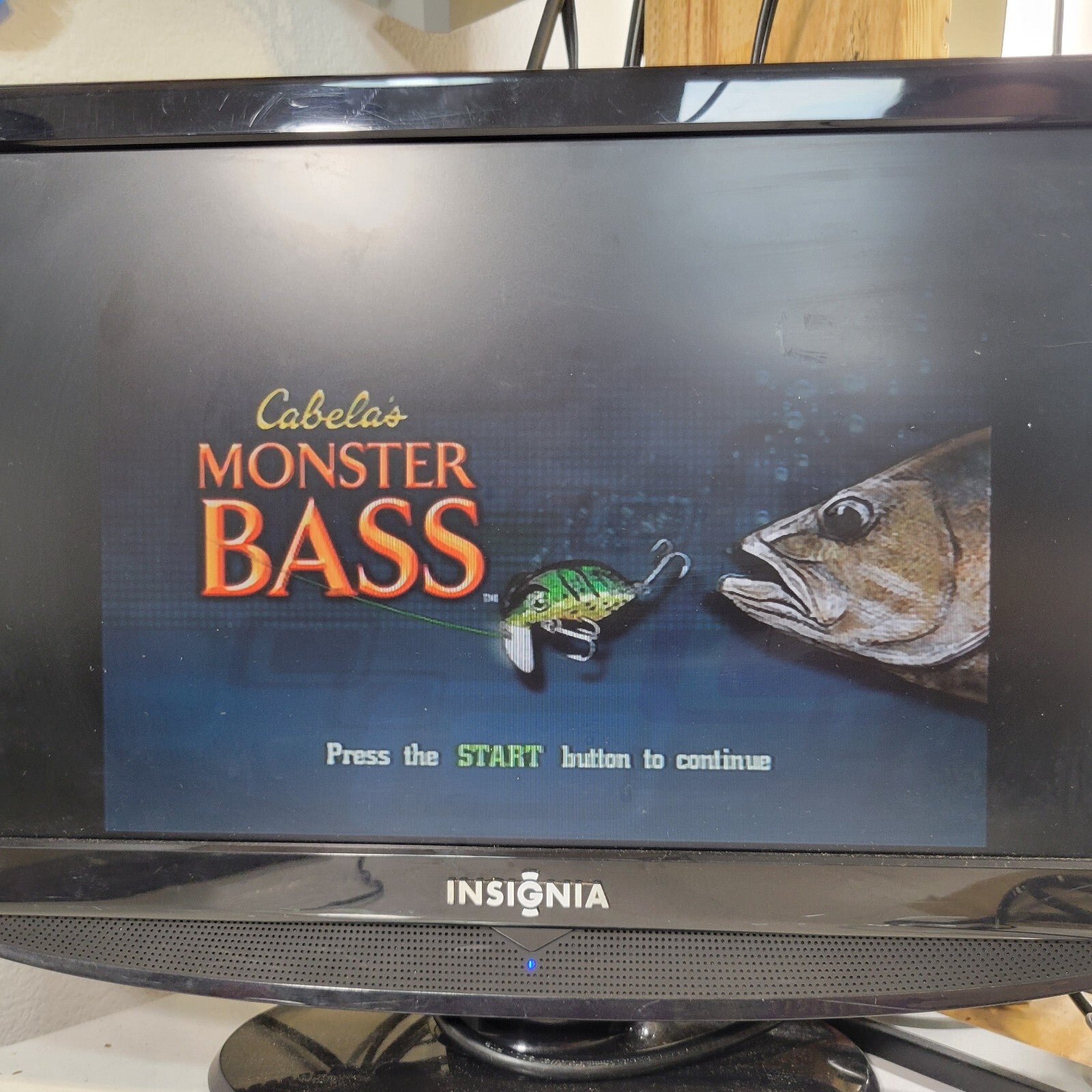 Cabela's Monster Bass (Sony PlayStation 2, 2007) Game Case Manual CIB