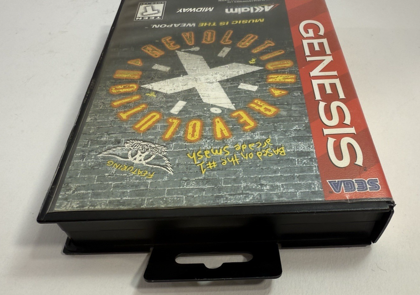 Revolution X f. Aerosmith (Genesis, 1995) Game Case Manual Poster Registration