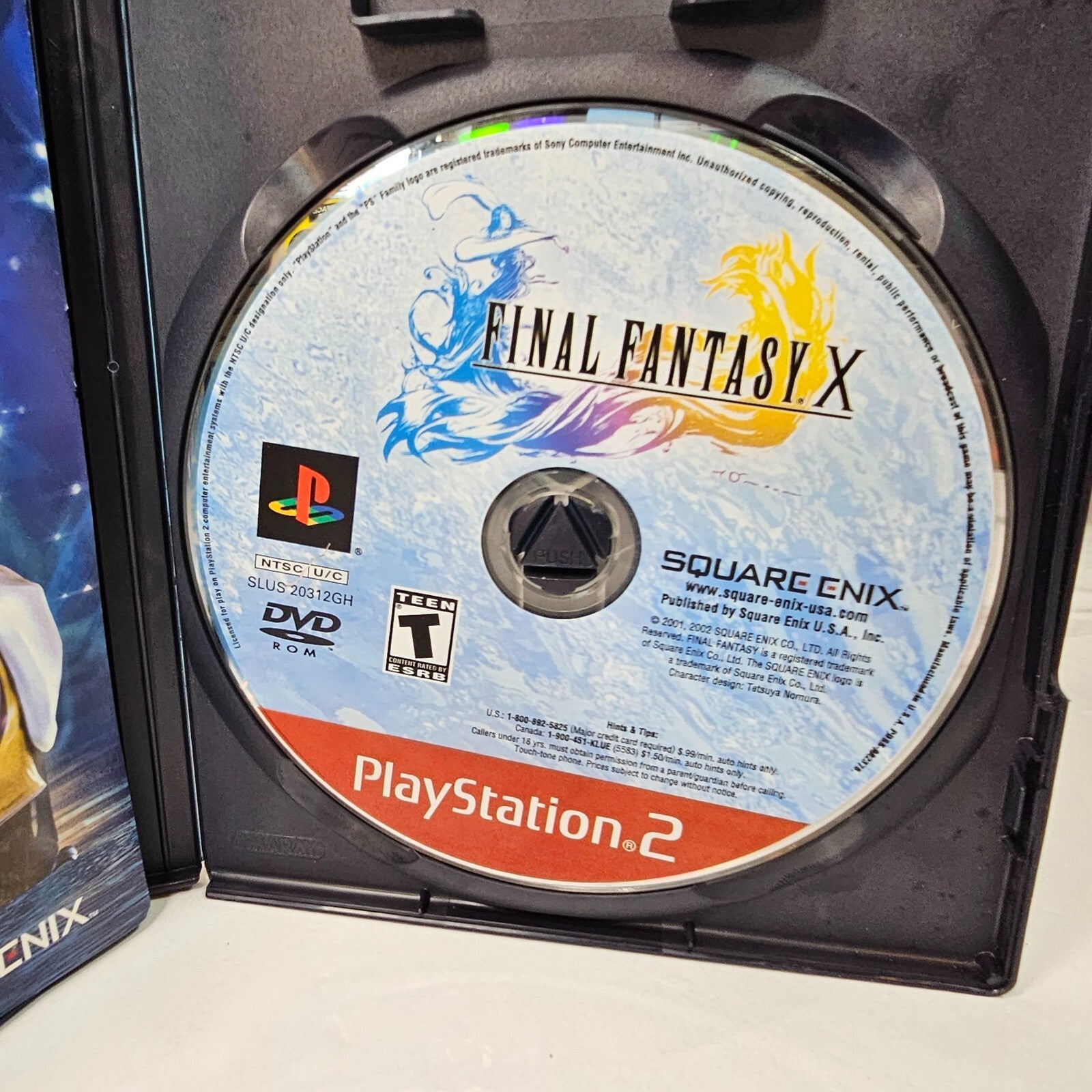Final Fantasy X 10 Greatest Hits (Playstation 2, 2001) Game Case Manual Insert