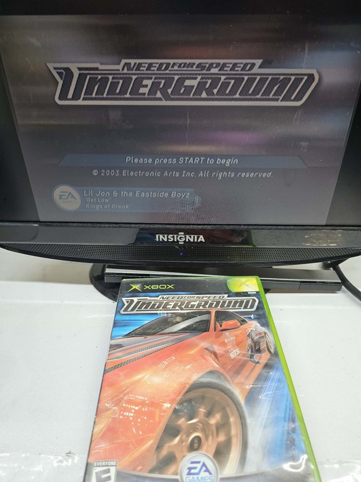 Need for Speed: Underground (Xbox, 2003) Game Case Manual Reg. Card - Tested
