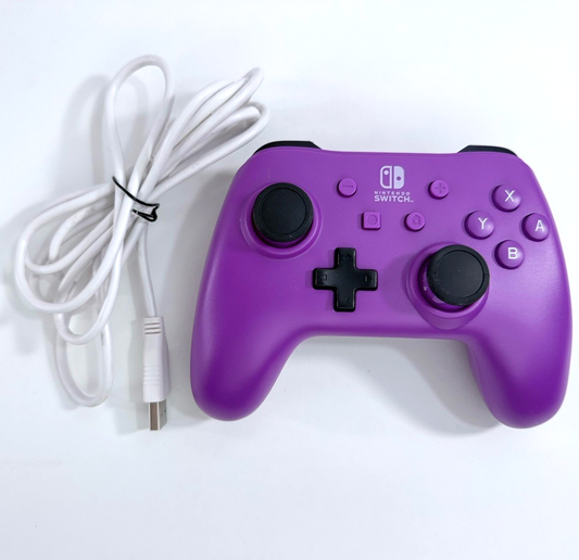 PowerA Nintendo Switch Wireless Purple Controller NSGPCWDB - Tested and Working