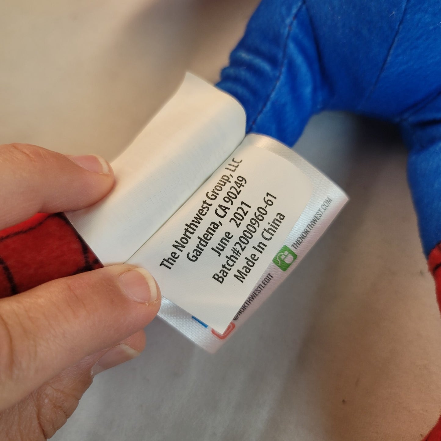 Marvel Spider-Man Plush , The Northwest Company 2021, 15in.