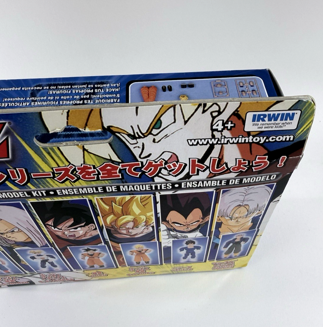 Irwin Toys 2000 Dragon Ball Z Super Saiyan Goku Action Figure Model Kit - New
