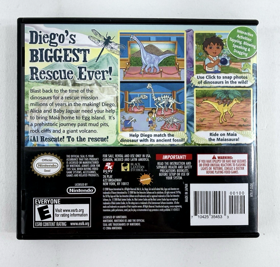 Dora Saves the Mermaids & Diego: The Great Dinosaur Rescue (Nintendo DS Games)