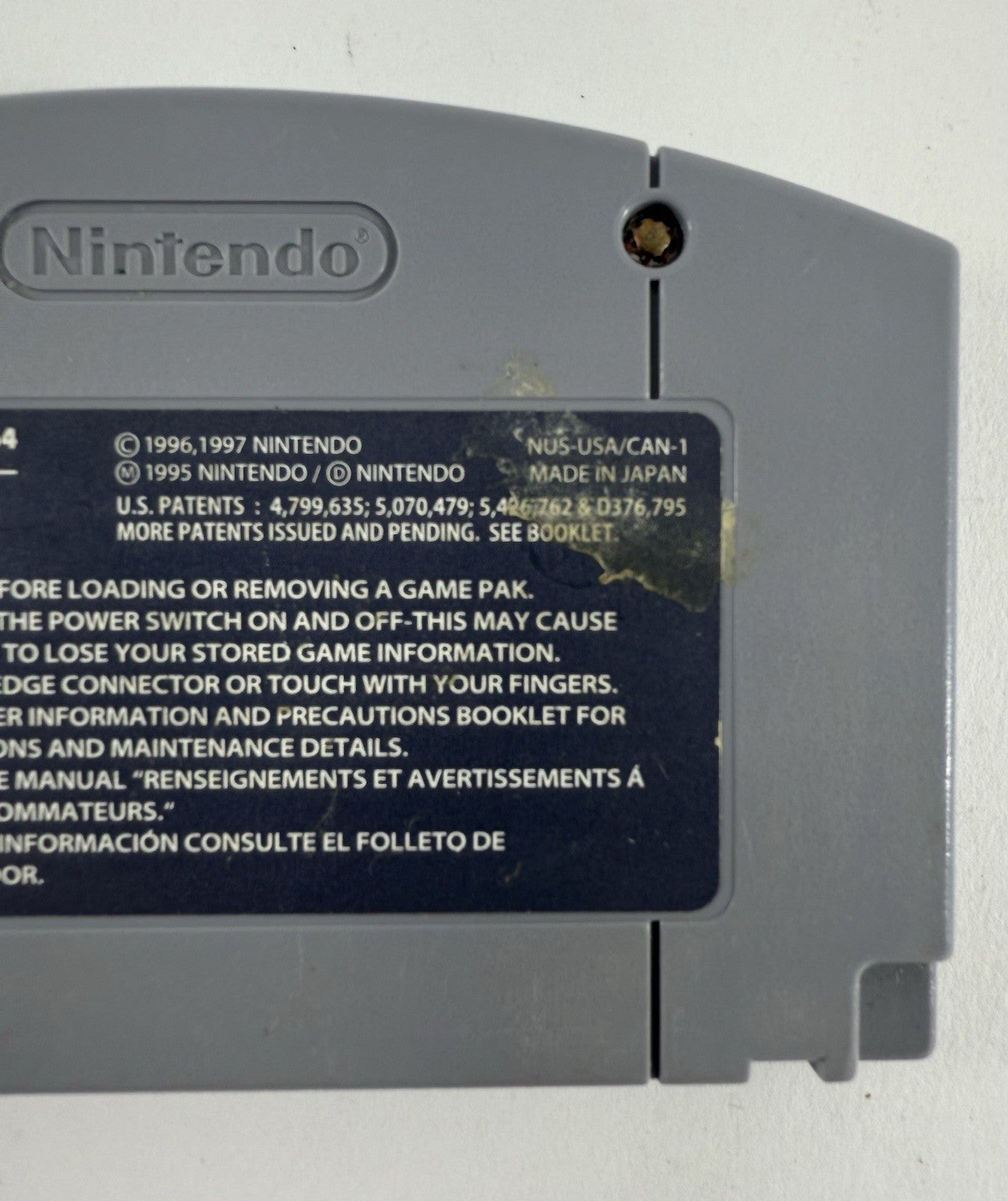 Kobe Bryant in NBA Courtside  (Nintendo 64, 1998) Game Cartridge - Tested