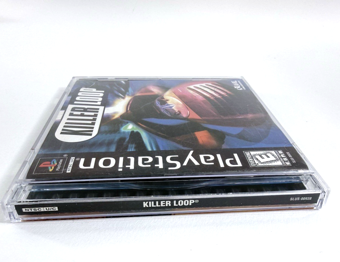 Killer Loop (Sony PlayStation 1, 1999) Game Case Manual Registration - Tested