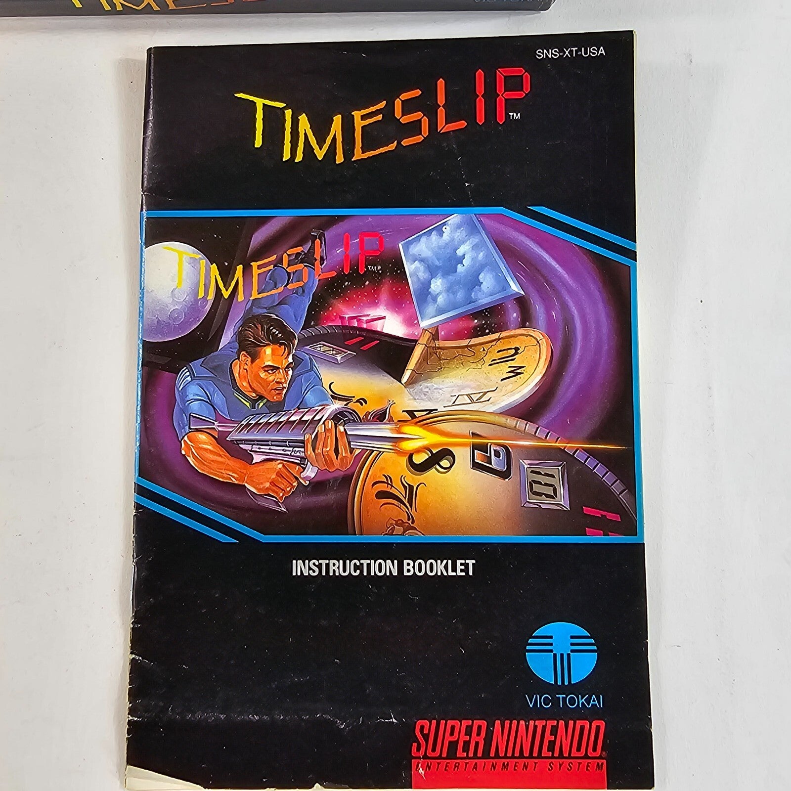 Timeslip (Super Nintendo, 1993) Replacement Box and Manual - No Game