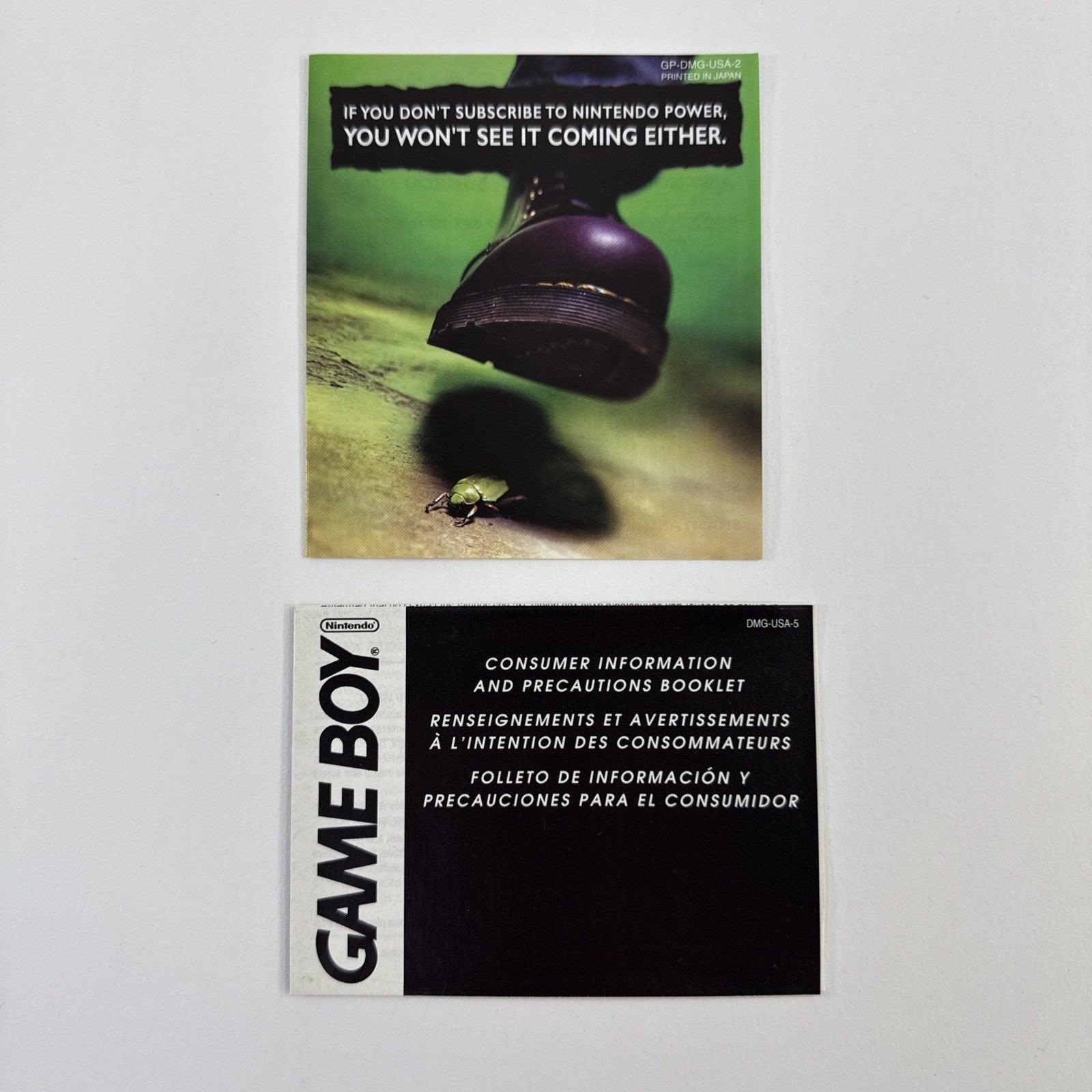 Tiny Toon Adventures: Wacky Sports (GameBoy, 1994) Game Box Manual Reg. Inserts