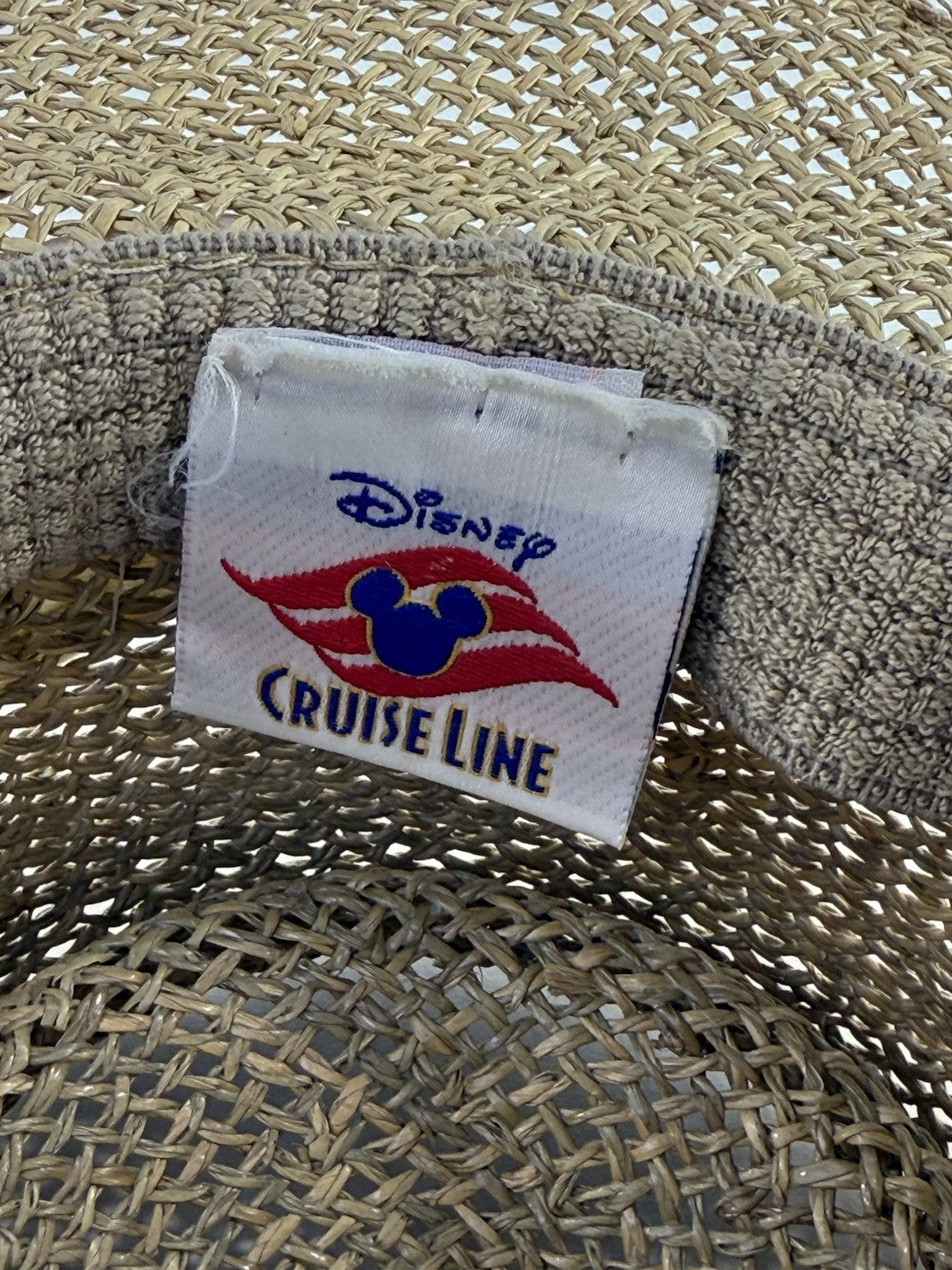 Disney Cruise Line Castaway Cay Bahamas One Size Straw Panama Hat