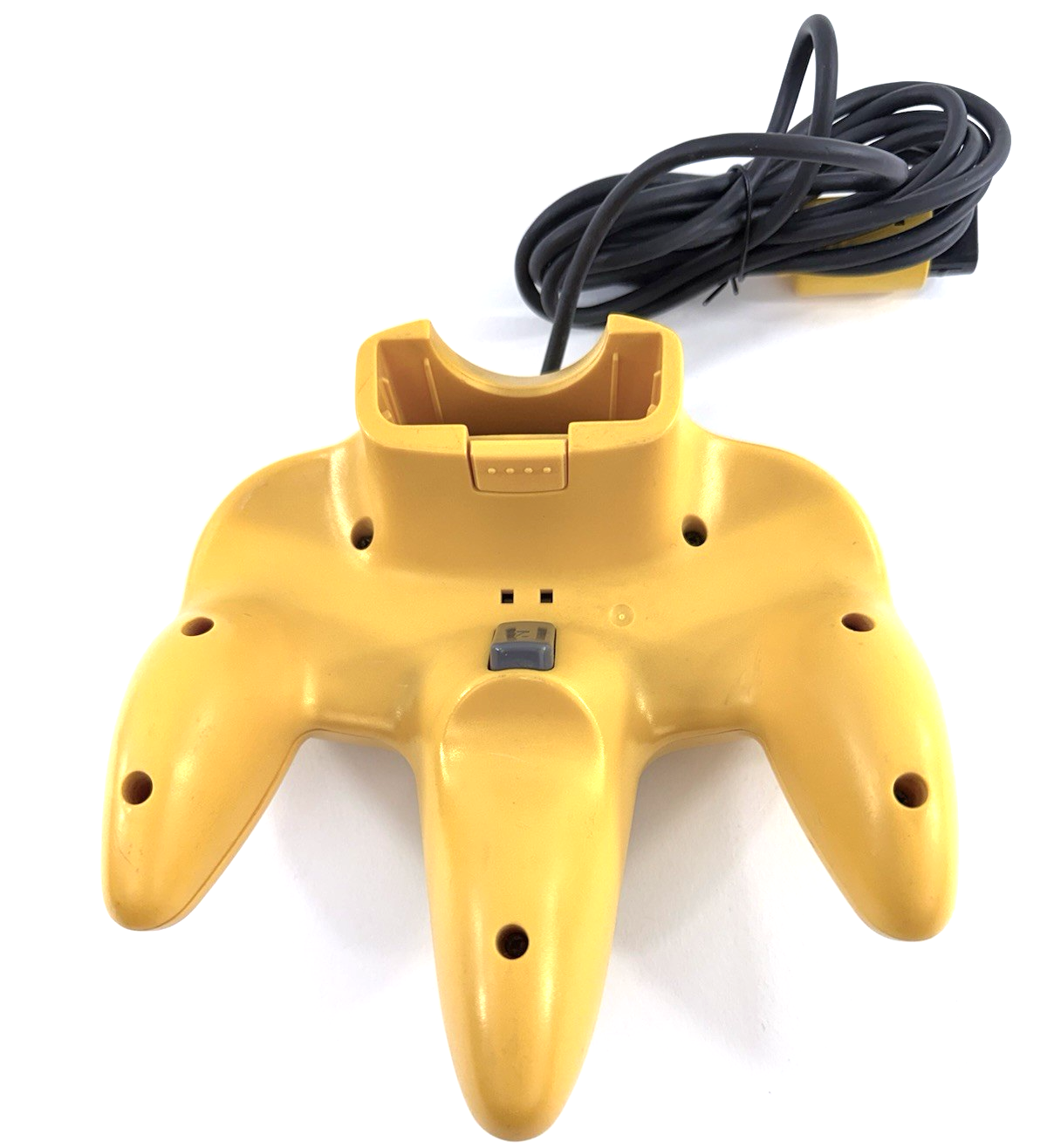 Nintendo 64 NUS-005 Solid Yellow Controller - Tested and Working