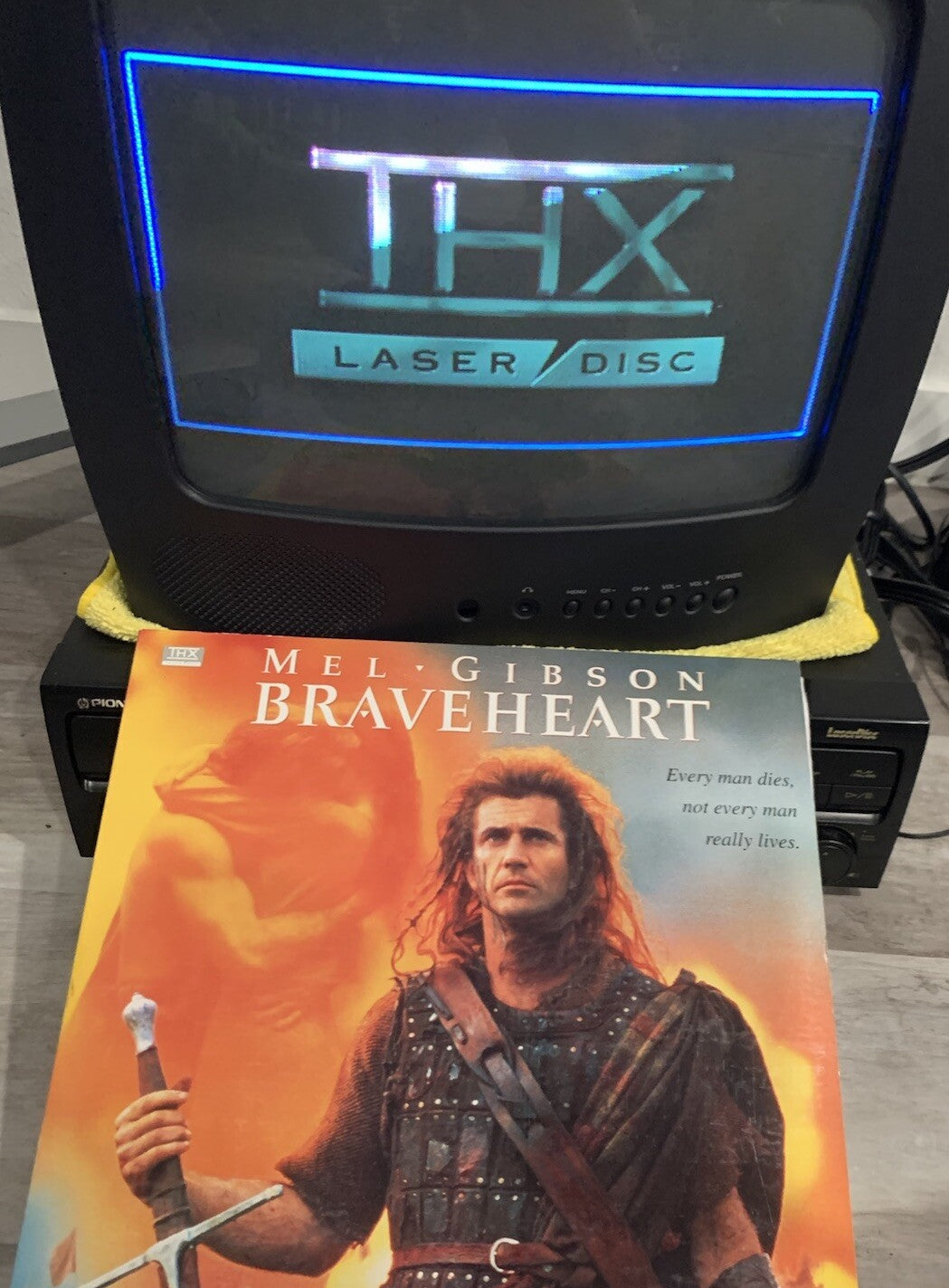 Braveheart (Widescreen Laserdisc CLV, 1995) Tested and Working