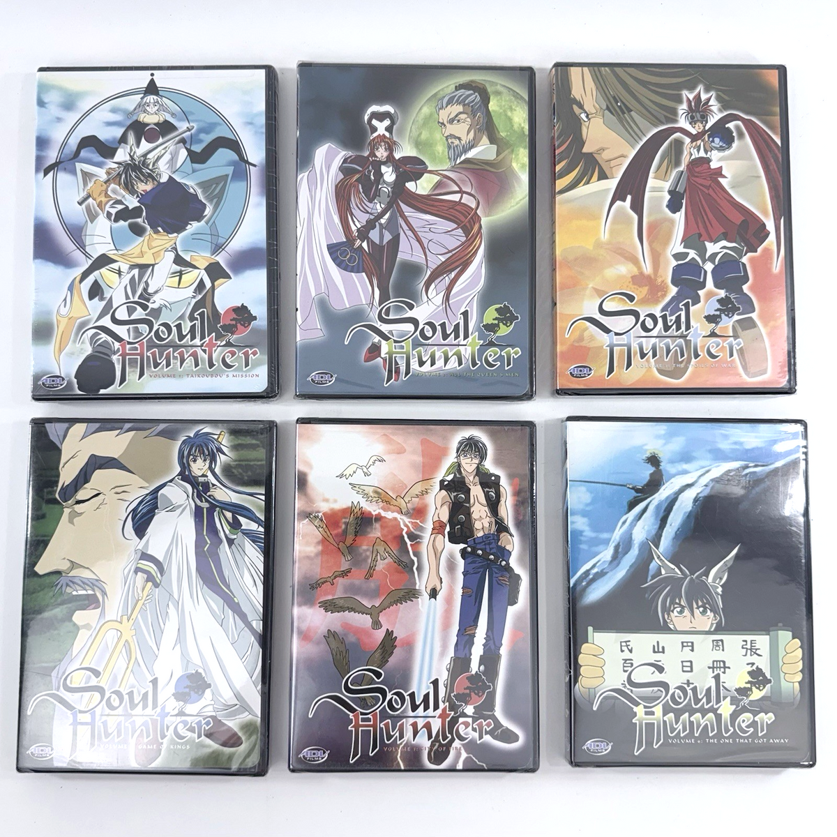Soul Hunter Vo. 1-6 ADV Complete Anime Series DVD Set - New, Factory Sealed