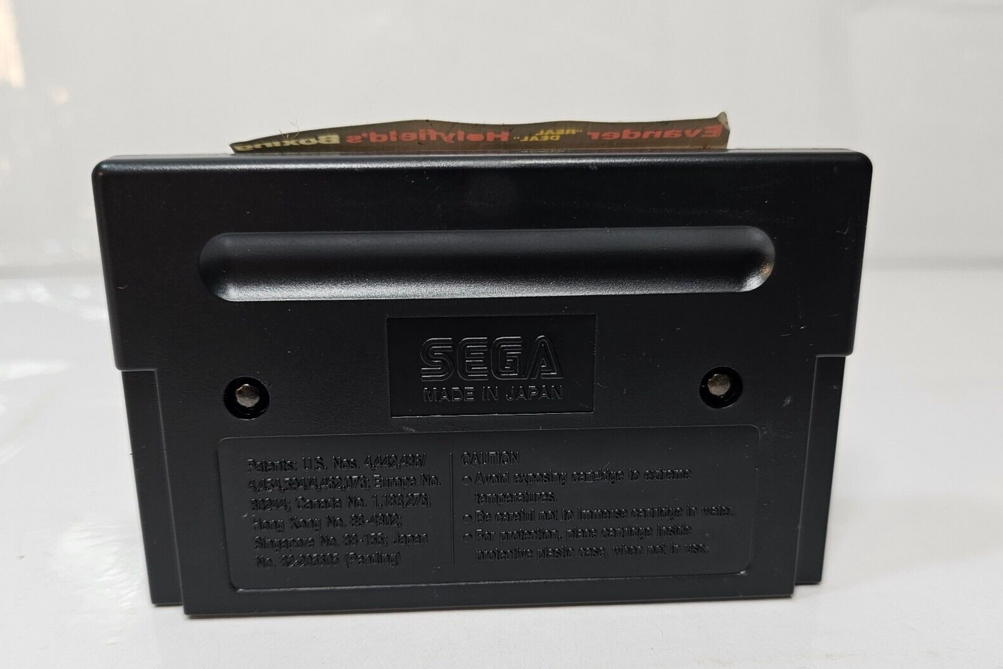 Evander Holyfield's "Real Deal" Boxing (Sega Genesis, 1992) - Tested and Working