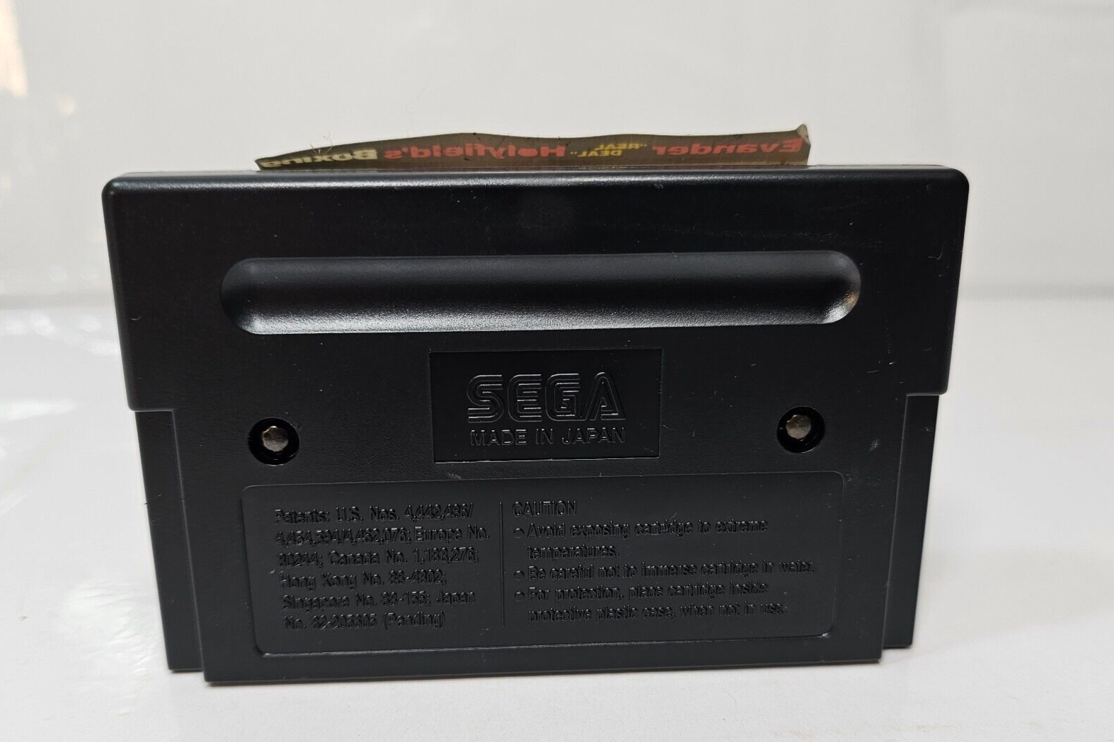 Evander Holyfield's "Real Deal" Boxing (Sega Genesis, 1992) - Tested and Working