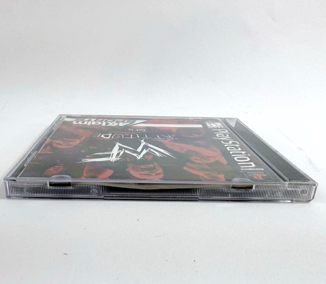 WWF Attitude (PlayStation 1, 1999) Game Case Manual - Tested and Working
